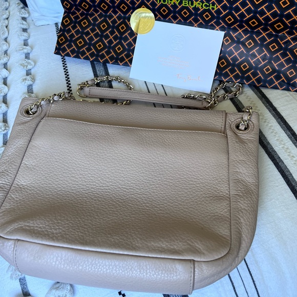 Tory Burch Whipstitch Bag Light Pink barely used. Like new with bag. - Picture 5 of 12